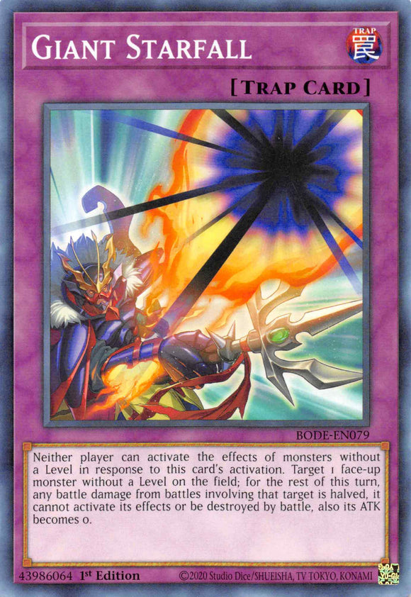 Giant Starfall [BODE-EN079] Common - Duel Kingdom