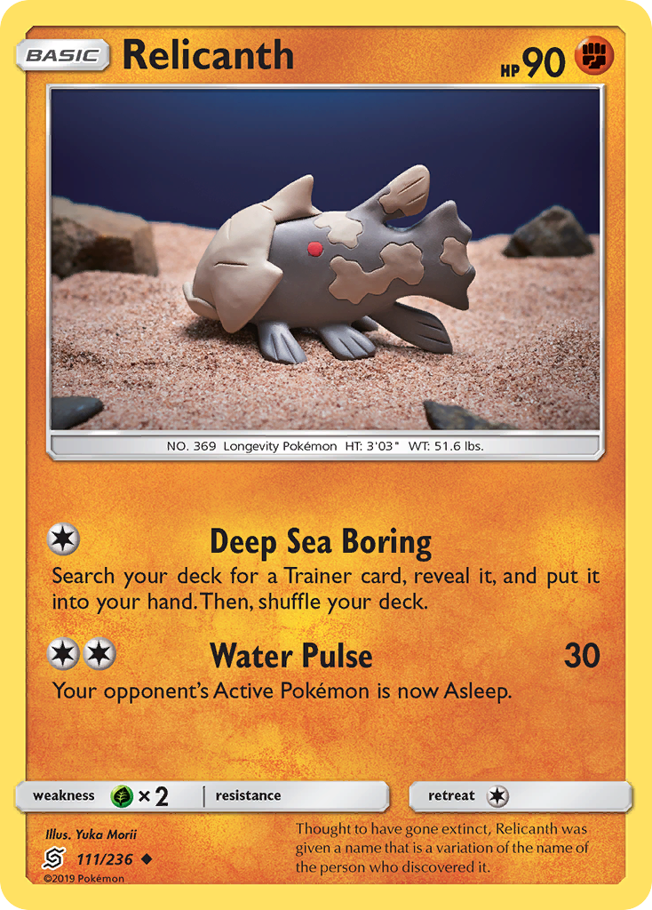 Relicanth (111/236) [Sun & Moon: Unified Minds] - Duel Kingdom