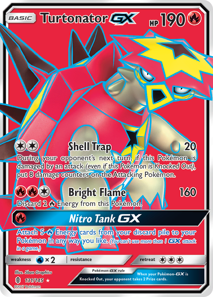 Turtonator GX (131/145) [Sun & Moon: Guardians Rising] - Duel Kingdom