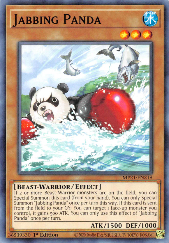 Jabbing Panda [MP21-EN219] Common - Duel Kingdom