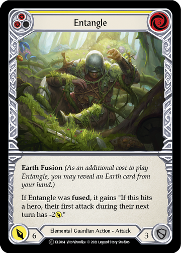 Entangle (Yellow) [U-ELE014] Unlimited Rainbow Foil - Duel Kingdom