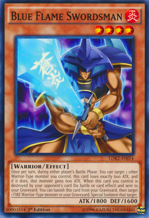Blue Flame Swordsman [LDK2-ENJ14] Common - Duel Kingdom