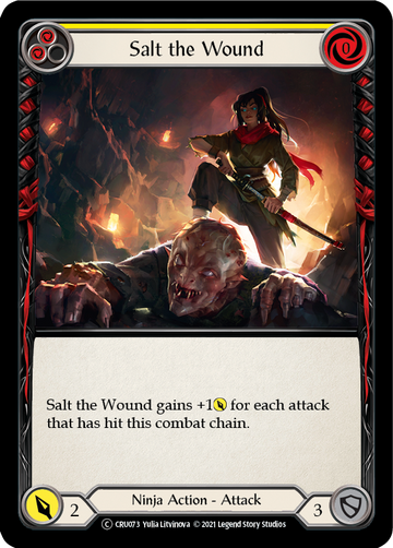 Salt the Wound [CRU073] Unlimited Normal - Duel Kingdom