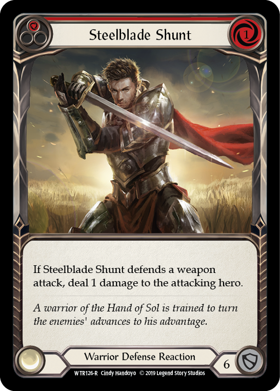 Steelblade Shunt (Red) [WTR126-R] Alpha Print Normal - Duel Kingdom