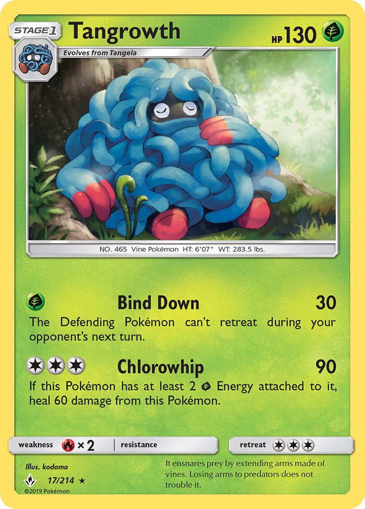 Tangrowth (17/214) [Sun & Moon: Unbroken Bonds] - Duel Kingdom