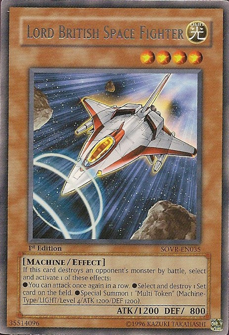 Lord British Space Fighter [SOVR-EN035] Rare - Duel Kingdom