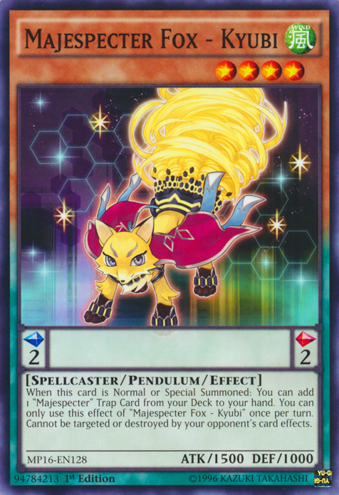 Majespecter Fox - Kyubi [MP16-EN128] Common - Duel Kingdom