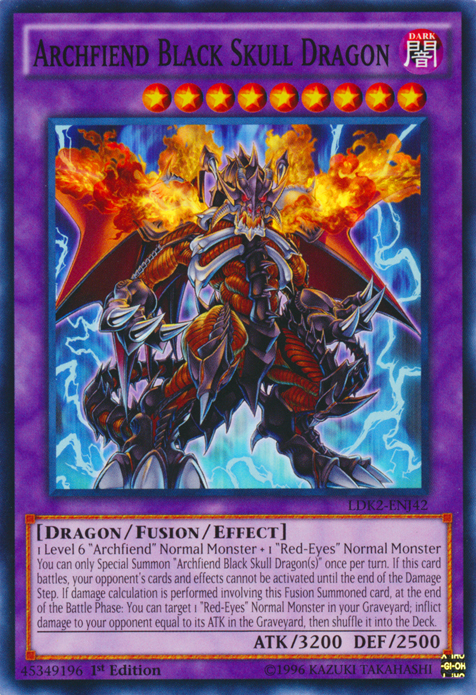 Archfiend Black Skull Dragon [LDK2-ENJ42] Common - Duel Kingdom