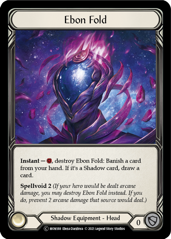 Ebon Fold (Rainbow Foil) [U-MON188-RF] Unlimited Rainbow Foil - Duel Kingdom