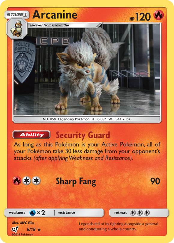Arcanine [Detective Pikachu] - Duel Kingdom