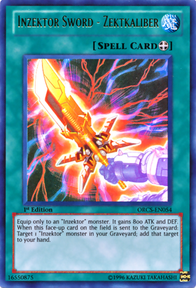 Inzektor Sword - Zektkaliber [ORCS-EN054] Ultra Rare - Duel Kingdom