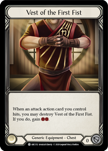Vest of the First Fist [ARC152] Unlimited Rainbow Foil - Duel Kingdom