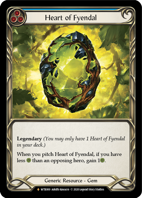 Heart of Fyendal [WTR000] Unlimited Rainbow Foil - Duel Kingdom