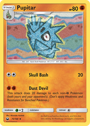 Pupitar (75/168) [Sun & Moon: Celestial Storm] - Duel Kingdom