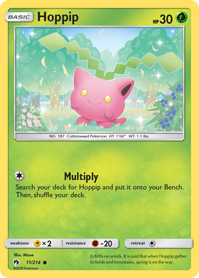 Hoppip (11/214) [Sun & Moon: Lost Thunder] - Duel Kingdom