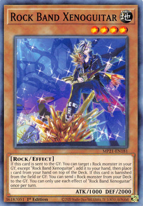 Rock Band Xenoguitar [MP21-EN181] Common - Duel Kingdom