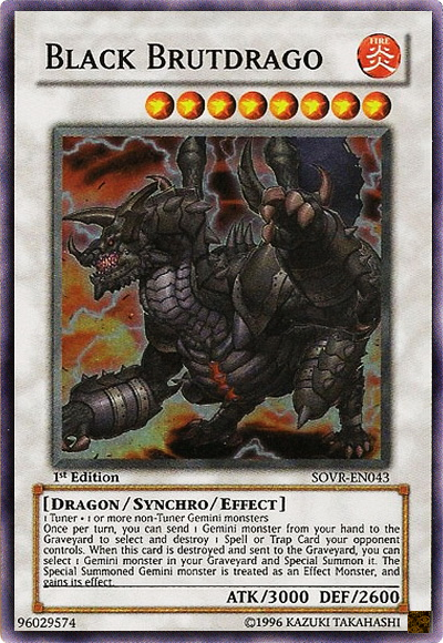 Black Brutdrago [SOVR-EN043] Super Rare - Duel Kingdom
