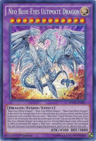 Neo Blue-Eyes Ultimate Dragon [MVP1-ENS01] Secret Rare - Duel Kingdom
