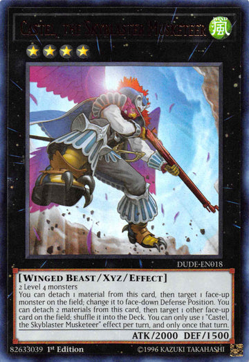 Castel, the Skyblaster Musketeer [DUDE-EN018] Ultra Rare