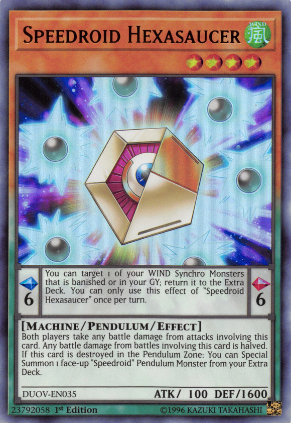 Speedroid Hexasaucer [DUOV-EN035] Ultra Rare