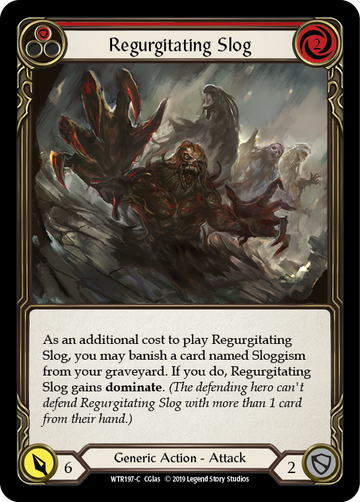 Regurgitating Slog (Red) [WTR197-C] Alpha Print Normal - Duel Kingdom