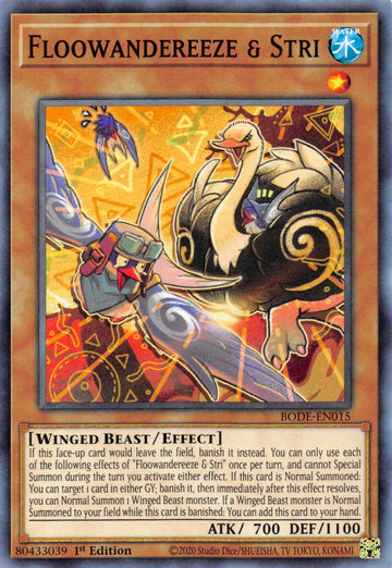 Floowandereeze & Stri [BODE-EN015] Common - Duel Kingdom