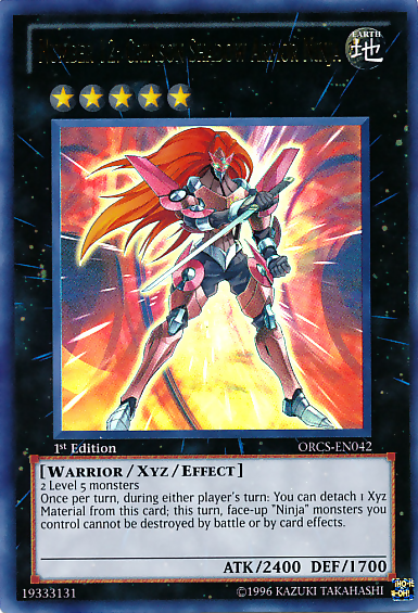Number 12: Crimson Shadow Armor Ninja [ORCS-EN042] Ultra Rare - Duel Kingdom