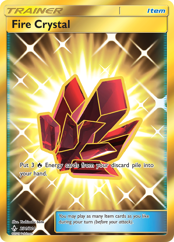 Fire Crystal (231/214) [Sun & Moon: Unbroken Bonds] - Duel Kingdom