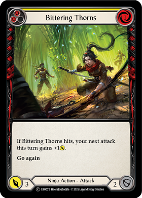 Bittering Thorns (Rainbow Foil) [CRU072-RF] Unlimited Rainbow Foil - Duel Kingdom