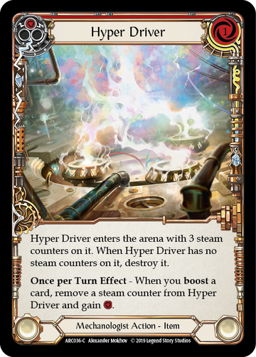 Hyper Driver [ARC036-C] 1st Edition Normal - Duel Kingdom