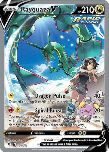 Rayquaza V (194/203) [Sword & Shield: Evolving Skies] - Duel Kingdom
