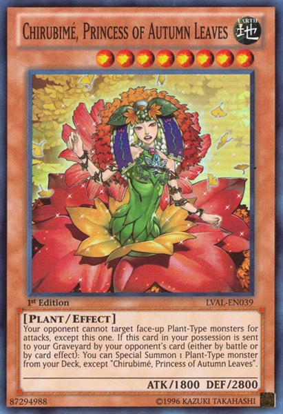 Chirubime, Princess of Autumn Leaves [LVAL-EN039] Super Rare - Duel Kingdom