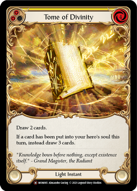 Tome of Divinity (Rainbow Foil) [U-MON065-RF] Unlimited Rainbow Foil - Duel Kingdom