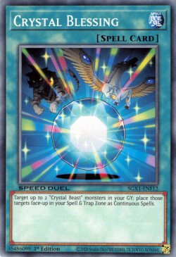 Crystal Blessing [SGX1-ENF12] Common - Duel Kingdom
