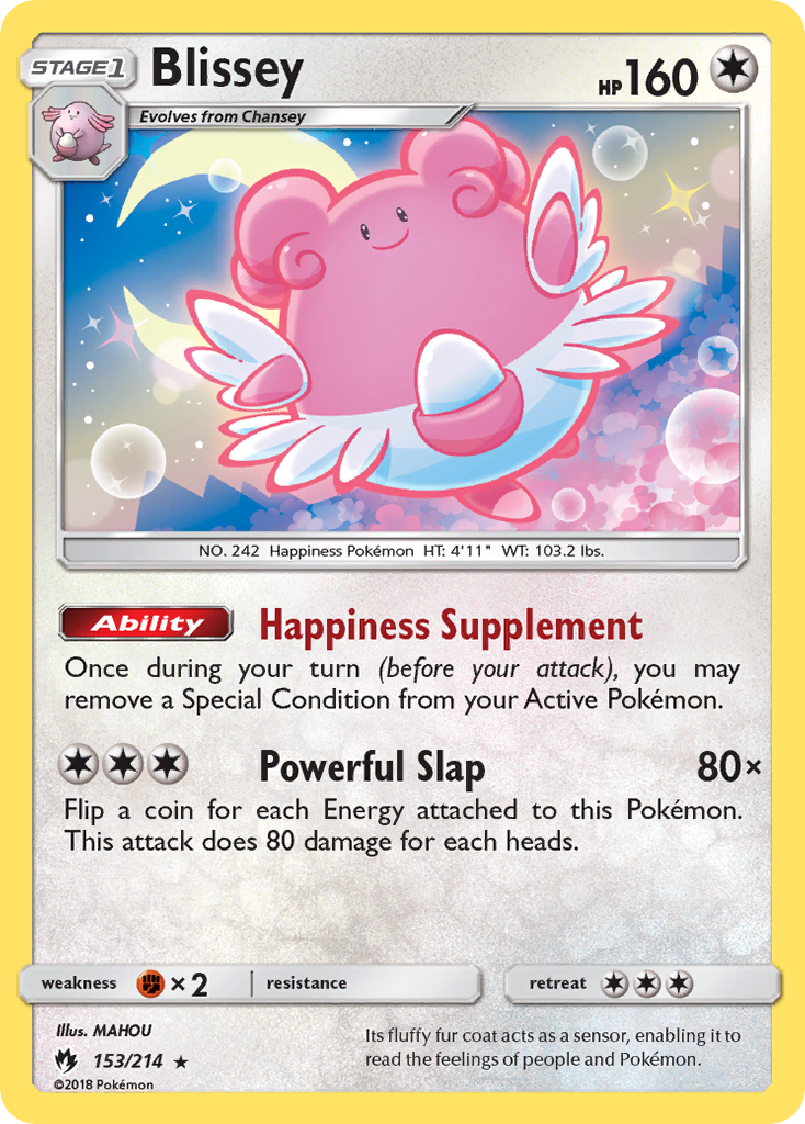 Blissey (153/214) [Sun & Moon: Lost Thunder] - Duel Kingdom