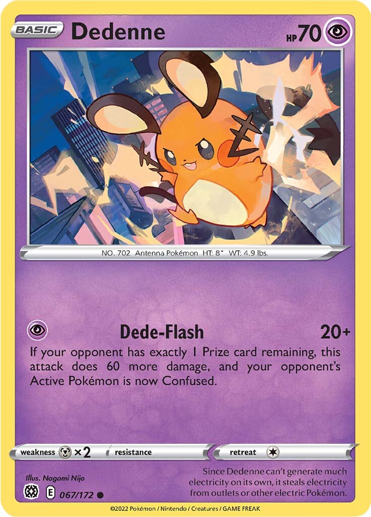 Dedenne (067/172) [Sword & Shield: Brilliant Stars] - Duel Kingdom