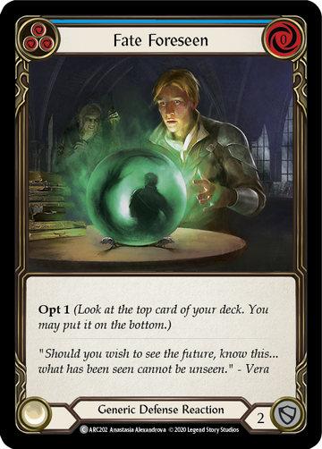 Fate Foreseen (Blue) [ARC202] Unlimited Normal - Duel Kingdom