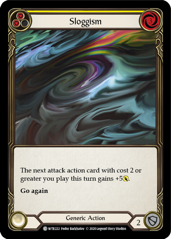 Sloggism (Yellow) [WTR222] Unlimited Rainbow Foil - Duel Kingdom