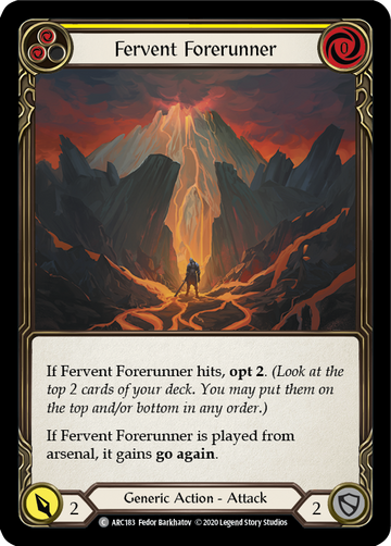 Fervent Forerunner (Yellow) [ARC183] Unlimited Normal - Duel Kingdom