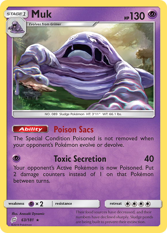Muk (63/181) [Sun & Moon: Team Up] - Duel Kingdom