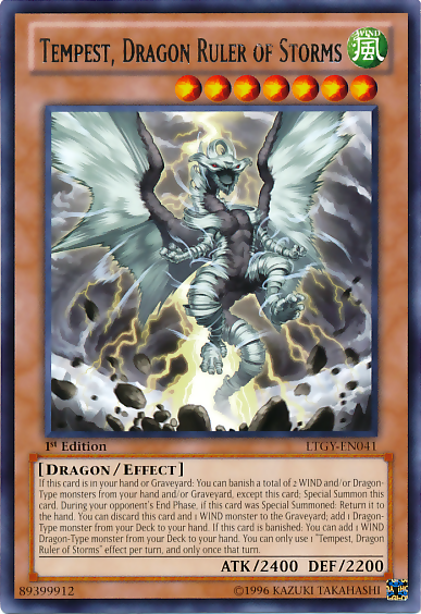 Tempest, Dragon Ruler of Storms [LTGY-EN041] Rare - Duel Kingdom