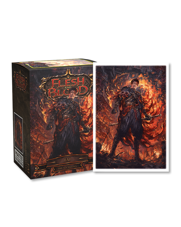 100ct Matte Art Dragon Shield Sleeves - Fai