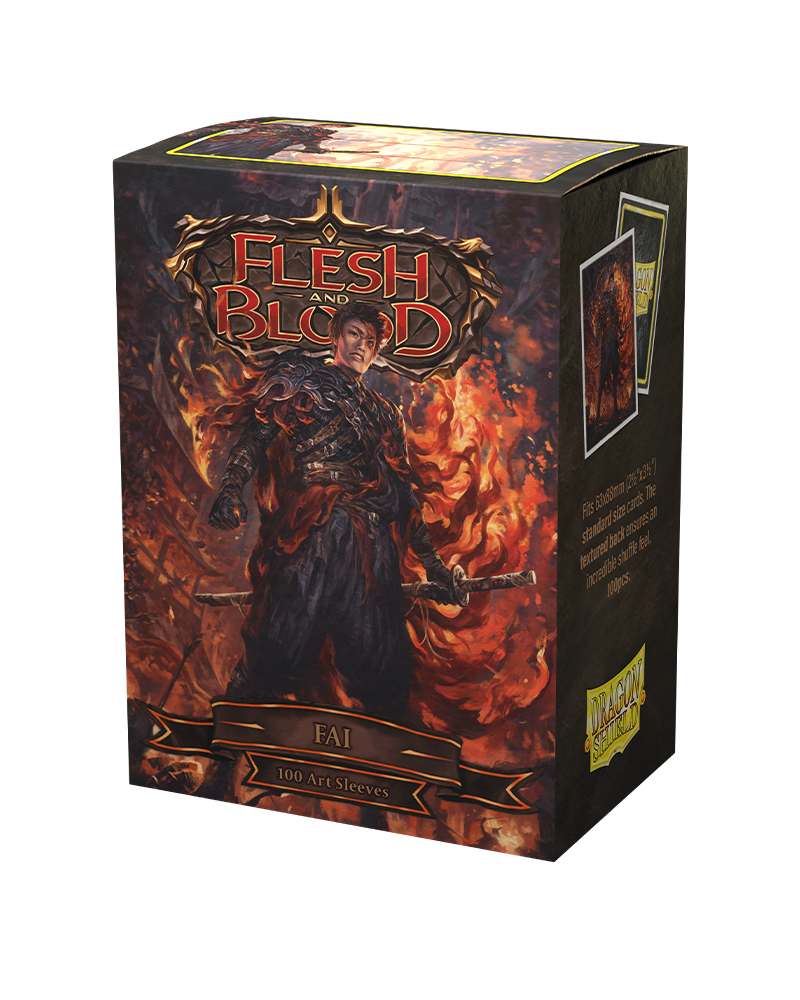 100ct Matte Art Dragon Shield Sleeves - Fai