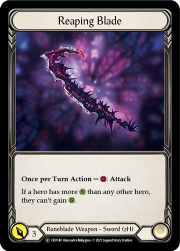 Reaping Blade [CRU140] Unlimited Normal - Duel Kingdom