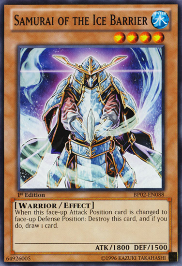 Samurai of the Ice Barrier [BP02-EN088] Common - Duel Kingdom