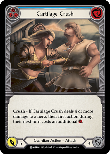 Cartilage Crush (Blue) [WTR062] Unlimited Rainbow Foil - Duel Kingdom