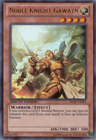 Noble Knight Gawayn [REDU-ENSP1] Ultra Rare - Duel Kingdom