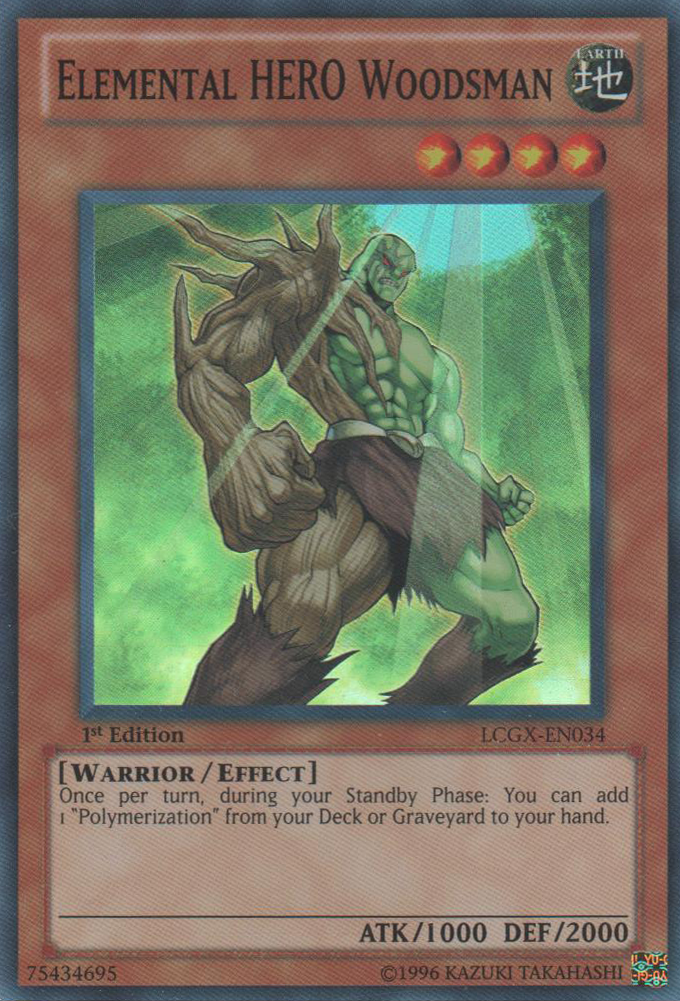 Elemental HERO Woodsman [LCGX-EN034] Super Rare - Duel Kingdom