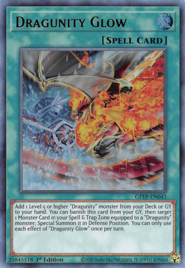 Dragunity Glow [GFTP-EN041] Ultra Rare
