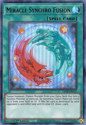 Miracle Synchro Fusion [GFTP-EN111] Ultra Rare